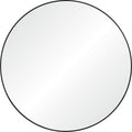 Sami 48" Tall Round Wall Mirror, Black