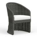 Cabo Dining Chair in Soothe Pearl w/ Flange Welt