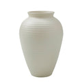 Hathor Indoor Ceramic Stoneware Vase, Beige Semi-Gloss