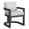 Malibu Dining Chair in Cast Silver