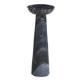 Mercura Indoor Mercury Black Marble Side Table
