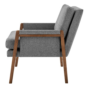 Colton Fabric Accent Chair in Princeton Gray