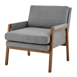 Colton Fabric Accent Chair in Princeton Gray