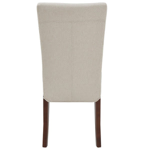 Milton Set of 2 Fabric Dining Chair in Cardiff Cream