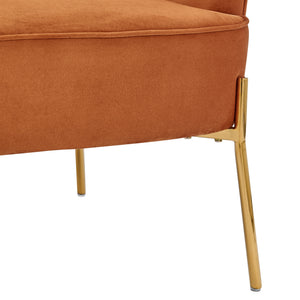 Arianna Arm Chair in Terracotta