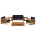 Carlsbad 6 Piece Teak Wood Set