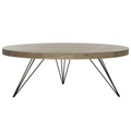 Mansel Retro Mid Century Round Coffee Table