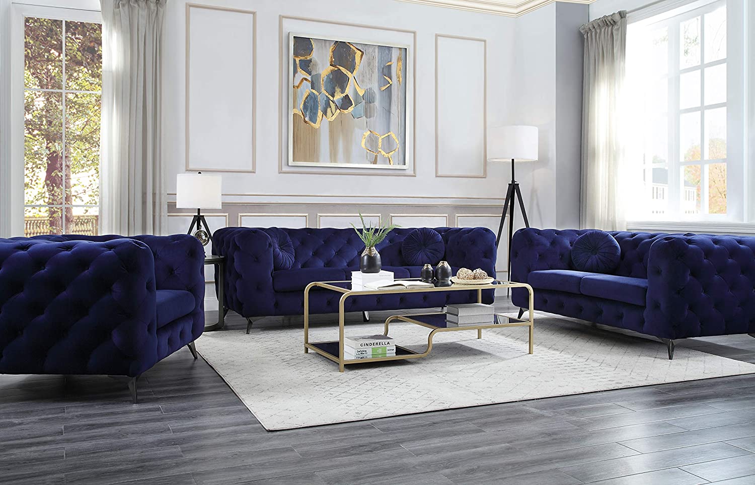 Atronia Sofa in Blue